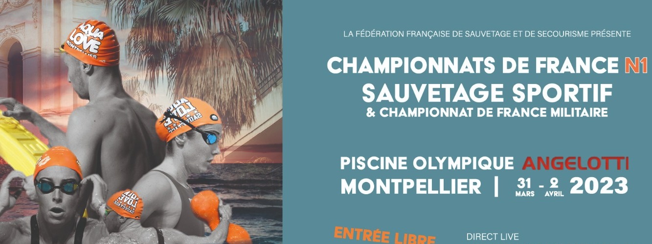 CHAMPIONNATS DE FRANCE DE SAUVETAGE SPORTIF N1 & CHAMPIONNAT DE FRANCE MILITAIRE 2023