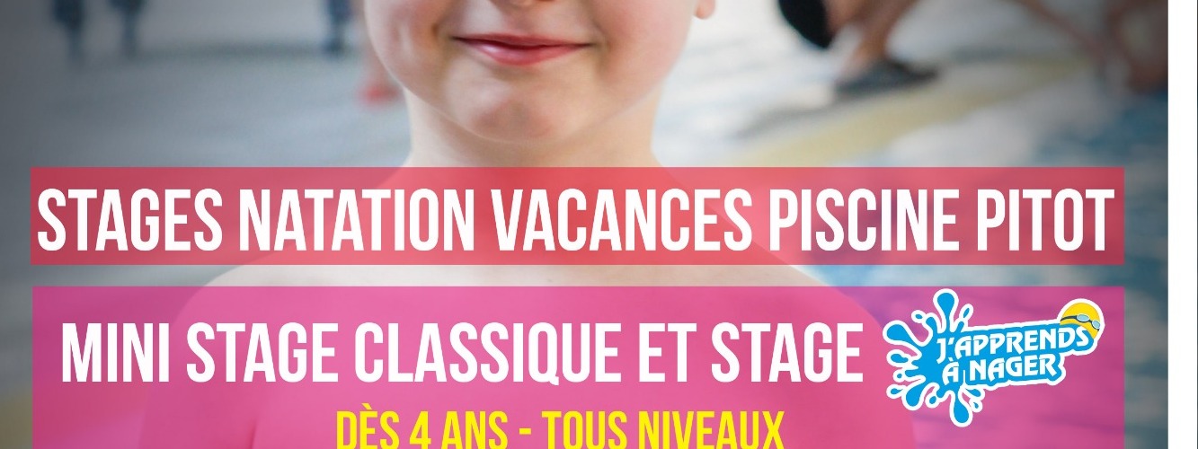 STAGES NATATION VACANCES HIVER